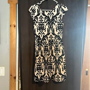 White and Black Dress